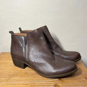 Lucky Brand Women’s Brown Ankle Bootie Size 10